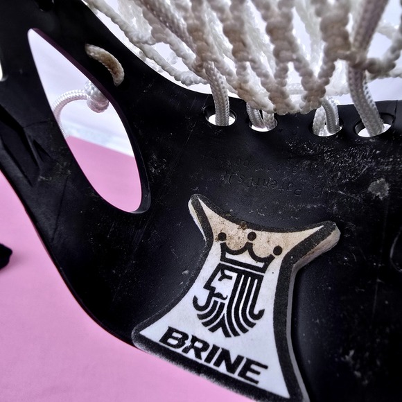 Brine Lacrosse Stick STX Goggles and Striped Mitre Socks youth Gear Set of 3 - Picture 8 of 14